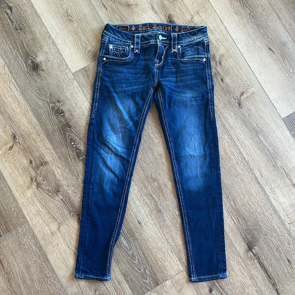 ROCK REVIVAL Martia Ankle Skinny Jeans - Picture 4 of 10